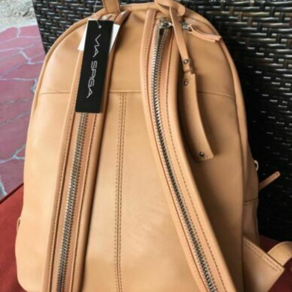 Via Spiga Estelle Italian Leather Nappa Backpack - Picture 3 of 5